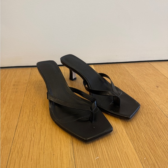 Aeyde Shoes - Aeyde Wilma Black Heeled Sandals